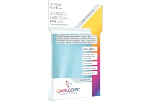 ‎GAMEGENIC Gamegenic, Prime Standard Card Game Sleeves, Sleeve Color Code: Gray