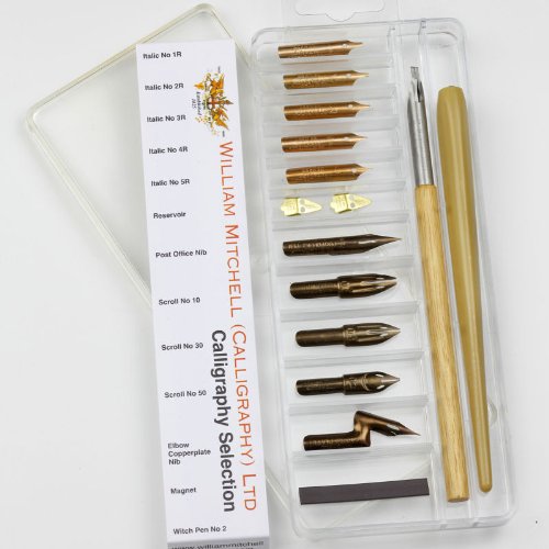 William MitchellCalligraphy Dip Pen Nib Set - Calligraphy Selection Box