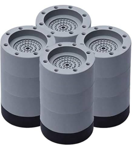 Piedini Rialzo Per Lavatrice DEWEL | Antivibranti Impilabili 4.4-7.8cm | Per Lavatrice E Mobili - Foto 11