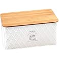 Cestino Ovale In Legno KESPER Grigio 29,5x23x9,5 Cm – Porta Frutta, Pane O Snack, Stile Moderno