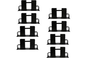 Eulenke 8 unidades leñero exterior y interior, Almacenaje de leña, de almacenamiento de leña de acero, Accesorio de chimenea, para chimenea interior, color negro