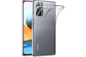 AICEK Compatible con Xiaomi Redmi Note 10 Pro/Redmi Note 10 Pro MAX Funda, Transparente Silicona Fundas para Redmi Note 10 Pro Bumper Case Carcasa Silicona Funda