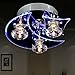Produktbild GCCI Beleuchtung Kreatives Restaurant Esszimmer Kristall Kronleuchter Schlafzimmer Lampe Einzelnen Mond Stern Led-gang Deckenleuchte,3 Kopf
