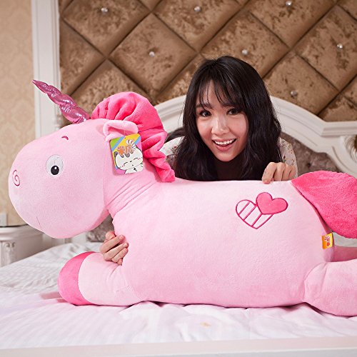 Baby Kind Einhorn Schlaf Stuffed weichem Plüsch Kissen Plüschtiere besten Geschenke für Kinder, Zwei Größe für Ihre Wahl - 2