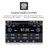 Kostenlose Rückfahrkamera enthalten; SD / USB-Unterstützung, DVB-T Box-Eingang (zusätzliches Gerät erforderlich), Touchscreen, Subwoofer-Ausgang, Lenkradsteuerungsfunktion, GPS, Eingebautes Bluetooth für freihändiges Telefonieren Unterstützungskamera des RCA-Typs, Unterstützung des automatischen Wechselns des Bildes von der hinteren Kamera, wenn die Rückwärtsfahrt erfolgt.