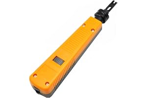 YUMILI Stanz-Schlagwerkzeug mit 110 Klingen, Netzwerk-Stripper,Stanzwerkzeug mit 110 Klingen Netzwerkdraht Telefon Schlagklemmen Einsteckwerkzeuge