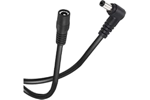 ‎TONTON Tonton DC przedłużacz 2 m, 5,5 mm x 2,1 mm zasilacz adapter do kamery TAPO WiFi IP: C200 C310 C100 C210 C225 C320WS C520WS TC60 TC70, 5521 gniazdo na wtyczkę do kamery monitorującej, 2 m