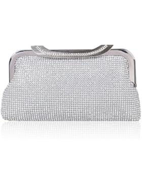 Damara® Schimmert Crystal Damen Clutch Elegant Abendtaschen