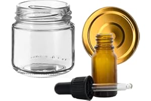 Firmadigaranzia srl - 36 vasetti vetro PICCOLI per monodose per miele confetture marmellata bomboniere segnaposto - vasetti 40 ml tappo twist-off - Made in italy