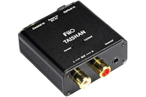 FiiO D03K - Conversor digital-analógico (Coaxial óptico a R/L), noir
