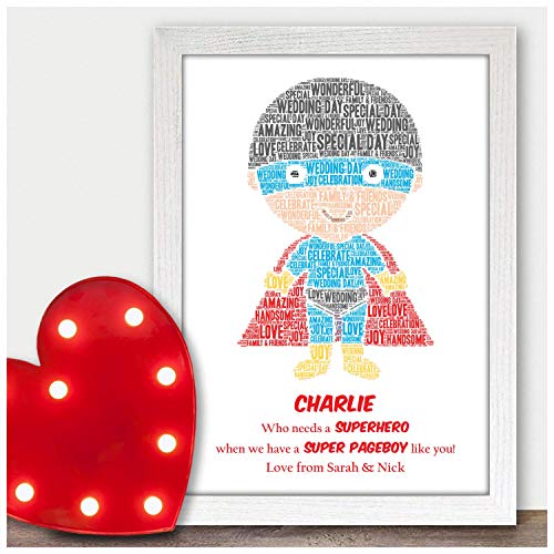 Ring Bearer Page Boy Photo Frame Football Page Boy Gifts