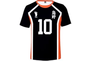 YIMIAO Hombres Mujer Impresión 3D Anime Japónes T-Shirt Haikyuu Kageyama de Manga Corta Camiseta Regular de Sasuke Kakash Niños Tshirt