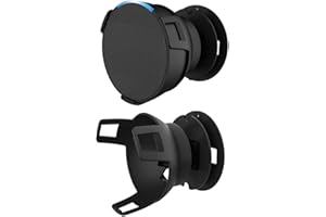 AZURAOKEY Confezione da 2 supporti per Echo Pop, supporto da parete per Echo Pop con ripiano per gestione dei cavi per risparmiare spazio e facile accesso, accessori perfetti per mensola per