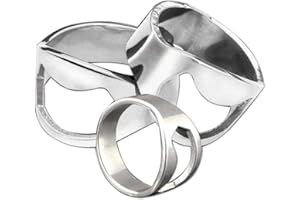 VPOUERY 5 pièces Bagues Ouvre bouteille de bière Anneaux Ouvre bouteille Coloré en Acier Inoxydable Ouvre Bouteille Bague Cool pour Hommes Femmes Fournitures de Fête (Taille 10)