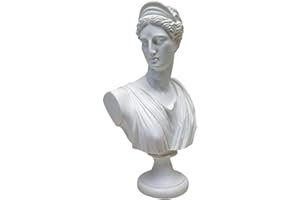 Design Toscano Diana di Versailles: busto scolpito in marmo-resina sintetico