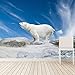 Produktbild 3D Wandgemälde, Bears Polar Sky Animals Nature, Wohnzimmer Sofa Tv Wand Kinder Schlafzimmer Große Tapeten Wandbilder, 430 × 300 Cm