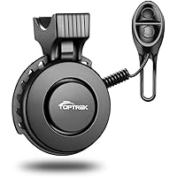 Toptrek Fahrradklingel Elektrische Fahrrad Klingel USB Wiederaufladbar 100db IP65 Wasserdicht Bicycle Bell Bestätigt durch CE