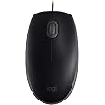 Ratón USB Logitech M110 - Clics Silenciosos, Diseño Ambidiestro, Color Gris