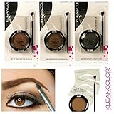 Easy to use Eyebrow Stencils Kit , Eyebrow Powder Kit make up set eyebrows essential kit shaping and defining the eyebrows