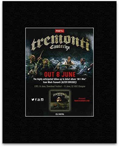 TREMONTI - Cauterize 2015 Album Mini Poster - 28x21cm