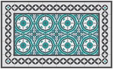 The Big Circus tapilino-tang-mint-60100 Vinyl Mat 60 x 100 cm Multi-Coloured