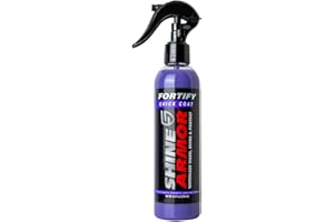 Shine Armor Fortify Quick Coat Revêtement céramique Cire Voiture - 3 in 1 Polish Voiture Hydrophobe, Lavage sans eau, Brillent - (8oz)
