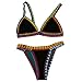 Highdas New Sexy Handmade Crochet Bikini Set Fashion Female Triangle Swimwear Crochet Bathing Suit G L