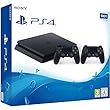 PlayStation 4 - Konsole (500GB, schwarz, slim) inkl. 2. DualShock Controller by Sony