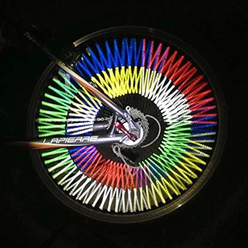 Reflektierend Speichen Speichenreflektoren Speichenstab Radfelge Speichen Clip für Fahrrad Radfahren - 2