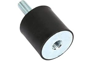 Chacerls Amortiguador Antivibraciones,4PCS Soportes de Goma M8 Soportes de Goma Antivibración Silentblock Coche Barco Bobinas(VD30*30 M8*23)