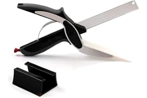 DSYJ Clever Cutter 2-in-1 Knife and Cutting Board Scissors