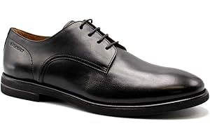 Stonefly 213733 Nero Absolute Comfort Scarpe Uomo Eleganti Derby Pelle