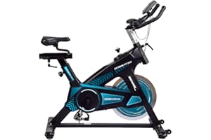 BEHUMAX - Bicicleta indoor Extreme FIt 3500, monitor LCD, volante de 25 kg, SCAN y pulsómetro, manillar y sillín ajustables para entrenar de forma comoda en casa