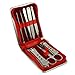 [Official Shop] BXT Stainless Steel Personal Manicure & Pedicure Tools Set of 8 - Red
