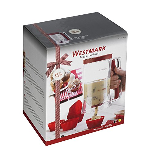 Westmark 30122260 Teigportionierer, Kunststoff, Rot glasklar, 17 x 11.4 x 18.8 cm - 4