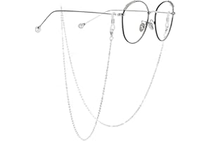 Batheidon Chaîne de lunettes en métal pour femme/homme, longueur 70 cm, bijoux de lunettes classiques et élégants, accessoire de mode hypoallergénique, résistant à la corrosion