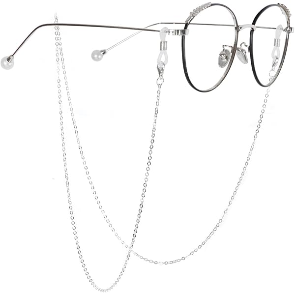 Chaîne De Lunettes En Acier Inoxydable - 71 Cm Maille Gourmette 4 Mm | Argenté, Or, Noir
