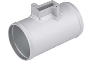 YOSOO Air Flow Sensor, Air Flow Meter Base Replacement for For MAF Air Intake Meter Mount 63 70 76mm for civic spoiler maf 76mm maf 63 meter maf sensor adapter air flow meter base 63(Outer diameter 63MM)