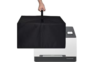 AF-WAN Copertura antipolvere antistatica impermeabile per stampante wireless HP Color Laserjet Pro 3201dw/M255dw/Brother HL-L3220CDW/HL-L3280CDW (nero)