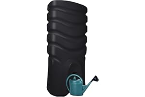 Ondis24 Gran Depósito de reservorio de agua lluvia agua de riego. Depósito de agua de lluvia tanque estándar 550 L Beige,, assive construcción, 2 Extracción espacios, sujeción segura, excelente calidad.