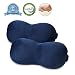 Produktbild HANKEY Auto Nackenkissen - Memory Foam Kopfstütze Reisekissen für Auto, SUV, Bus & Flugzeug | Atmungsaktiv, Hypoallergen & CertiPUR-US Zertifiziertes Nacken Autokissen (2 Pack, Erdnuss-Form)