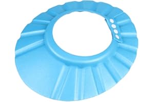 JORZER Bambino da bagno testa cappuccio morbido vasca da bagno cappello visiera cappello doccia capelli lavaggio shampoo scudo protezione da bagno per bambini bambino bambini occhi occhi orecchie e faccia