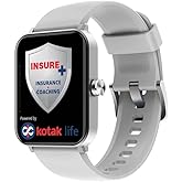 GOQii Insure+ 5 lakhs Health Insurance with Smart Vital Max (Grey) and 3 Months Personal Coaching