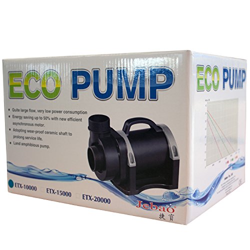 Jebao Pumpe etx10000 zur Trockenaufstellung 10000l/h ECO nur 85W externe Pumpe Teichpumpe Gartenpumpe Filterpumpe - 4