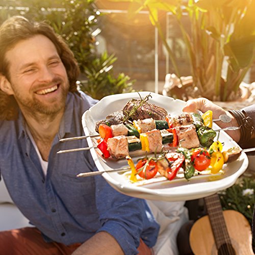 Villeroy & Boch BBQ Passion Grillspieß-Set 6 tlg. / Praktisches Grillzubehör aus hitzebeständigem Edelstahl / Ideal für Fleisch, Gemüse oder Schaschlik / 6 x 30cm - 5