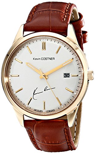 Jacques Lemans Unisex-Armbanduhr Kevin Costner Collection Analog Quarz Leder KC-102B Jacques Lemans Unisex-Armbanduhr Kevin Costner Collection Analog Quarz Leder KC-102B
