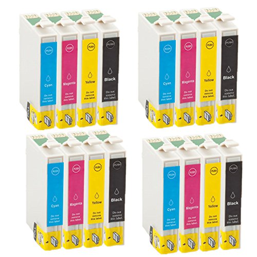 win-tinten 16 T0711-T0714 Kompatible Tintenpatrone als Ersatz für Epson SX215 SX100 SX200 SX415 SX600FW DX7000F DX7400 DX7450 DX8400 DX8450 Drucker