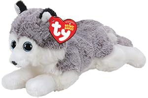 TY UK Ltd 2009646 Beanie Babies bałtycki pies pluszowa zabawka, wielokolorowa, 15 cm
