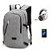 Produktbild Laptop Backpack Rucksack Anti-Diebstahl Outdoor Wasserdichter Rucksack Herren Damen Student für Schule Reisen Wandern Schule (Grau2)
