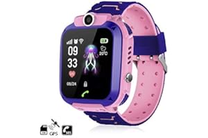 DAM. Smartwatch LBS Especial para niños, con función de rastreo, Llamadas SOS y recepción de Llamada Color : Rosa